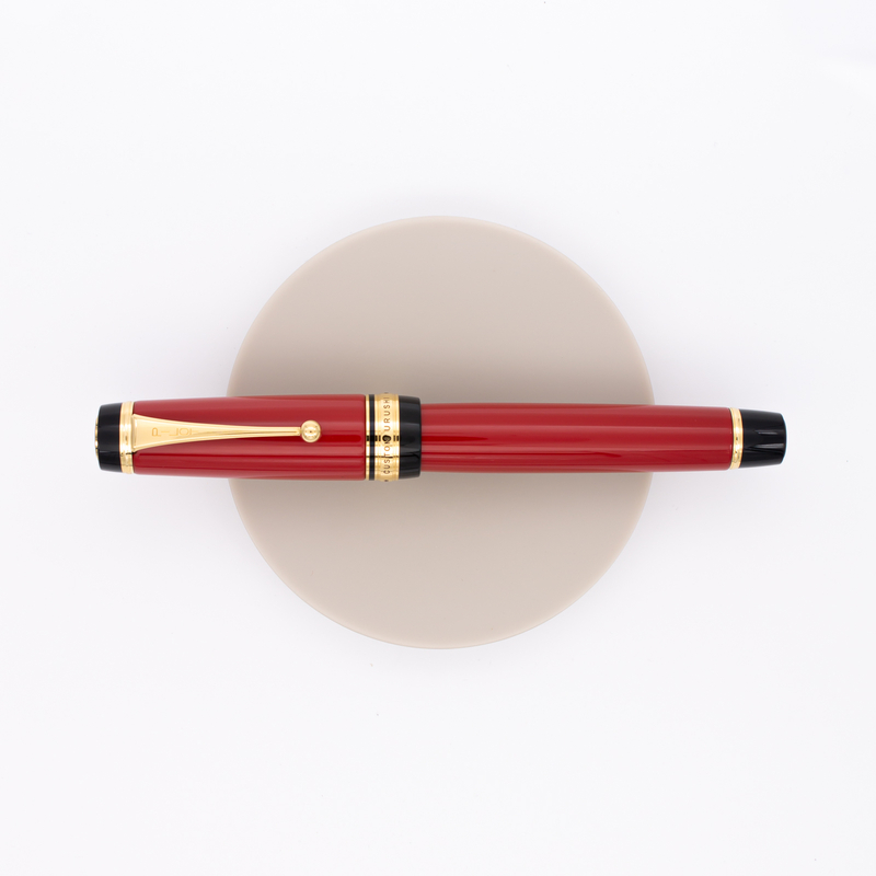 Pilot Custom Urushi Fountain Pen Red Ebonite