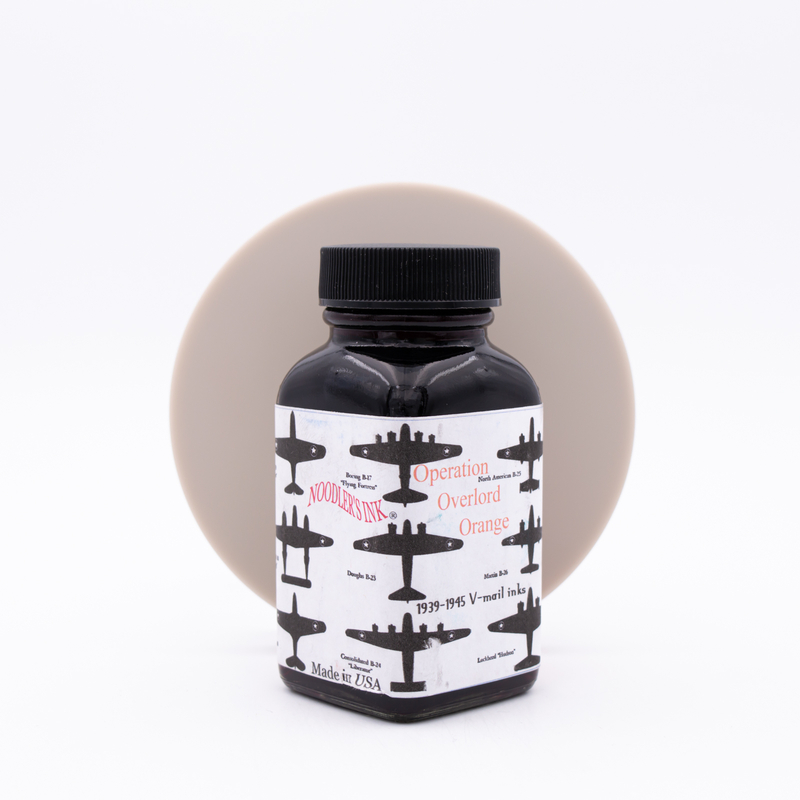 Noodler's V-Mail Operation Overlord Orange Ink Bottle 3 oz