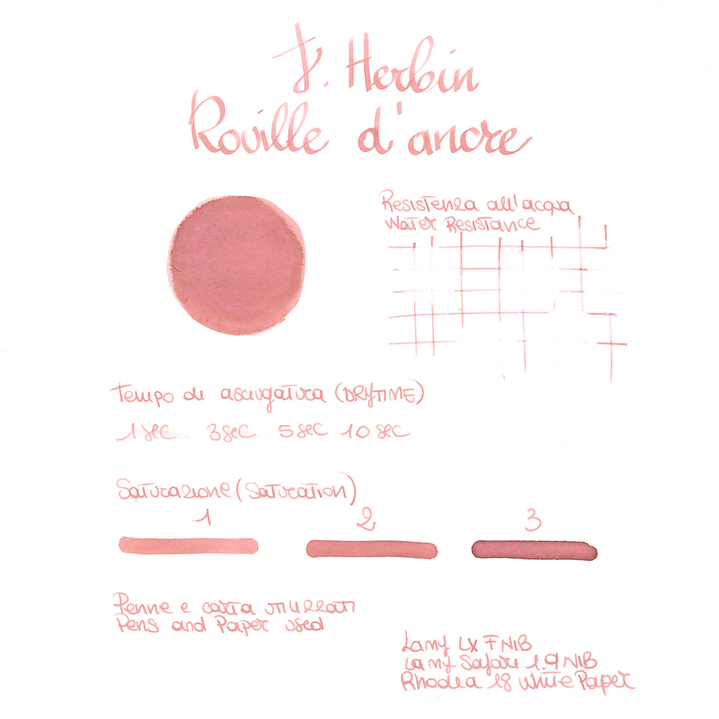 Herbin Rouille d'Ancre Ink Bottle 30 ml