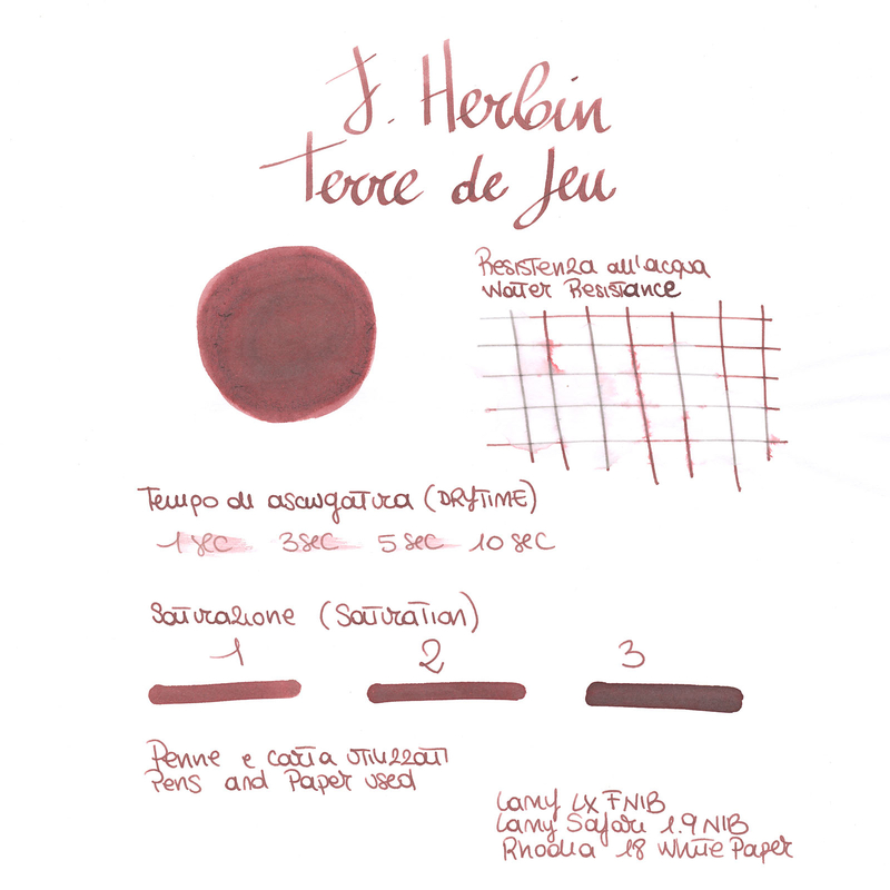 Herbin Terre de Feu Ink Bottle 30 ml