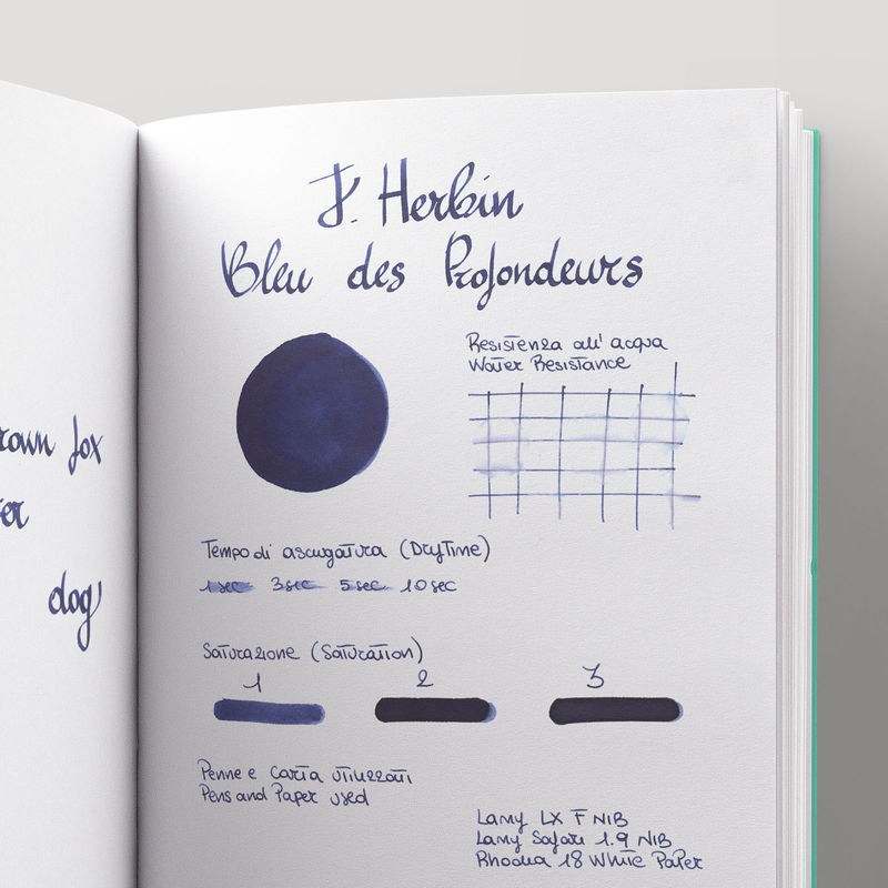 Herbin Bleu des Profondeurs Inchiostro 10 ml