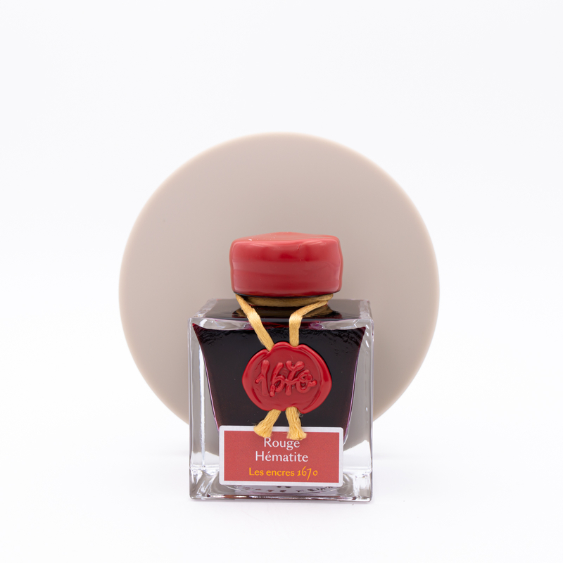 Herbin 1670 Rouge Hematite Ink Bottle 50 ml