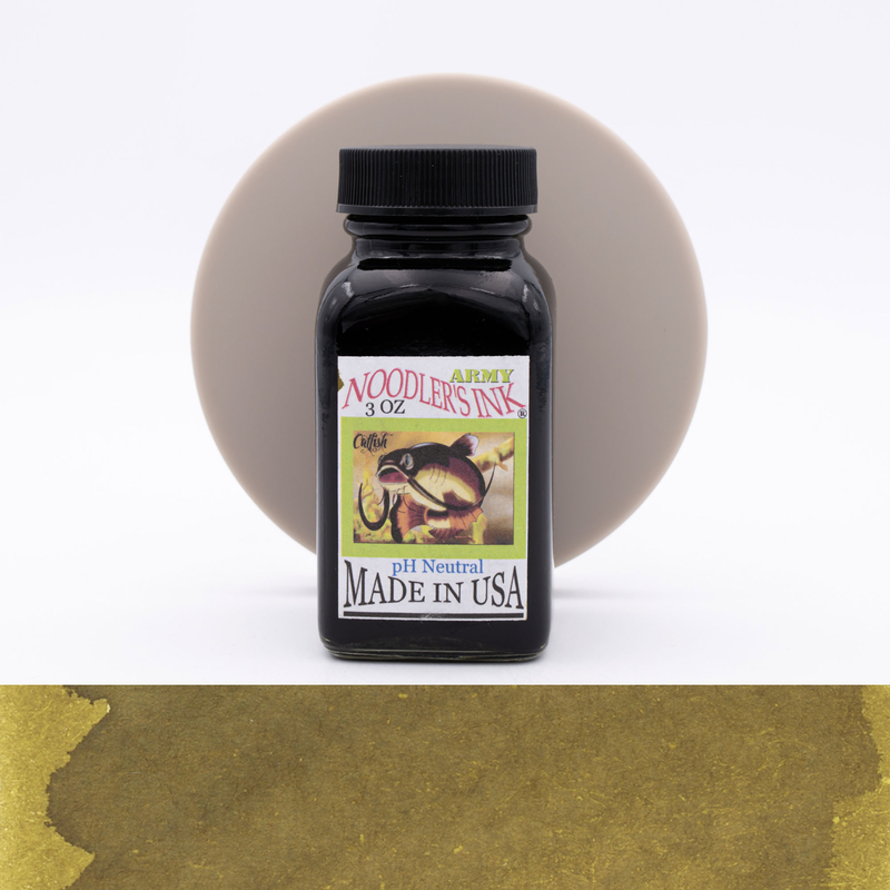 Noodler's Army Green Ink Bottle 3 oz