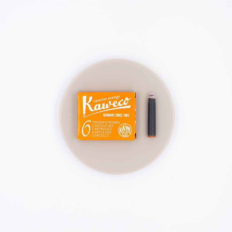 Kaweco Sunrise Orange 6 Ink Cartridges