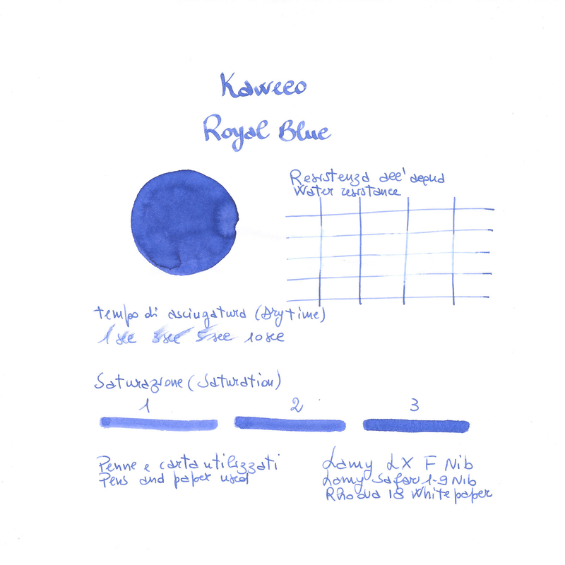 Kaweco Royal Blue 6 Ink Cartridges
