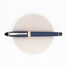 Aurora Ipsilon Satin Rollerball Pen Blue Rose Gold