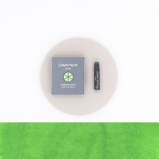 Caran d'Ache Delicate Green 6 Cartucce