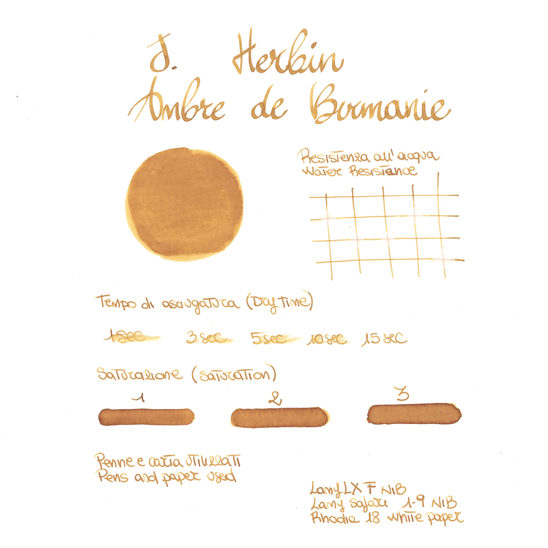 Herbin Ambre de Birmanie 6 Cartucce