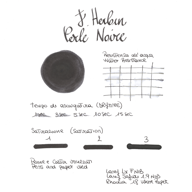 Herbin Perle Noire 6 Cartucce