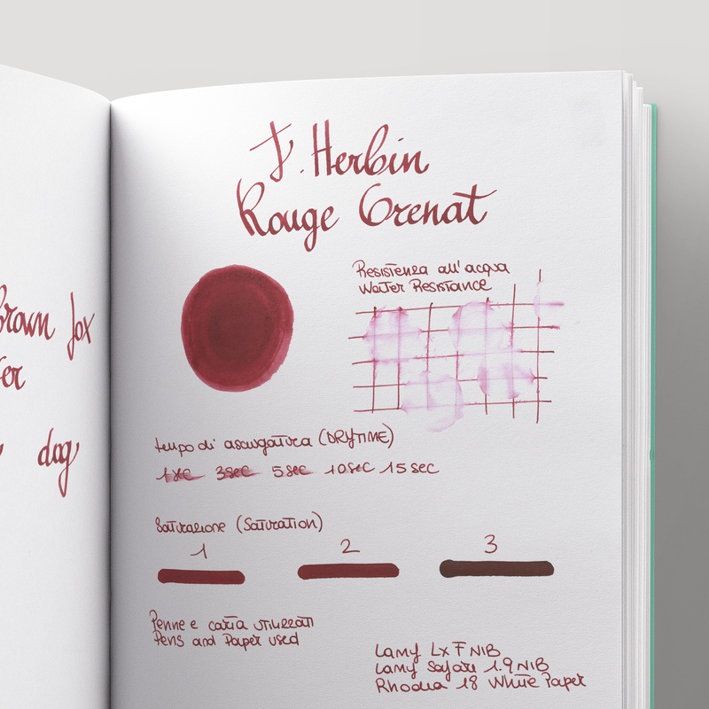 Herbin Rouge Grenat 6 Ink Cartridges