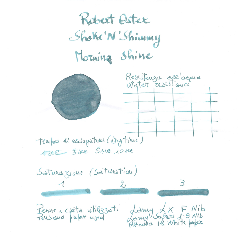 Robert Oster Shake 'N' Shimmy Morning Shine Ink Bottle 50 ml