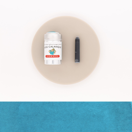Herbin Bleu Calanque 6 Ink Cartridges